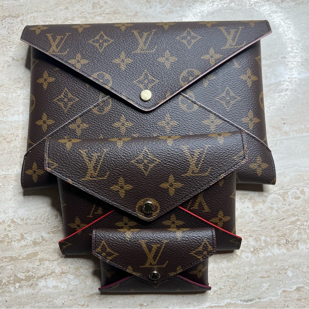 SOLD // Louis Vuitton Kirigami Pochette Monogram Envelope Pouch 3-in-1